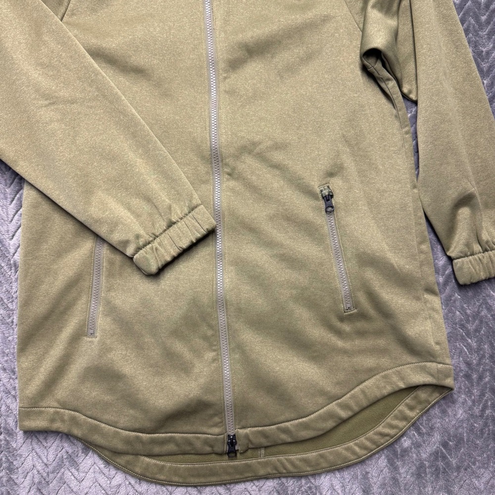 The North Face Full Zip Hoodie M Green Fleece Lined Hooded Jacket (2098) - Picture 2 of 15